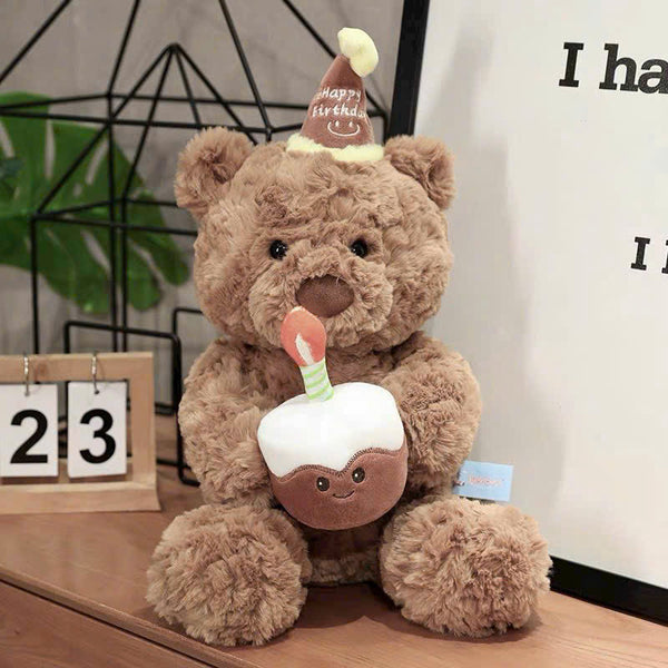 31. Bear Hugging Birthday Bottle