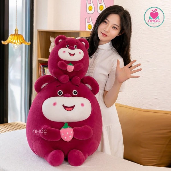 18. Chubby Strawberry Bear