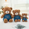 8. Brown Bear Wearing Denim Overalls