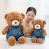 8. Brown Bear Wearing Denim Overalls
