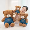 8. Brown Bear Wearing Denim Overalls