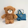 8. Brown Bear Wearing Denim Overalls