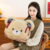 10. Brown Bear's Head Pillow