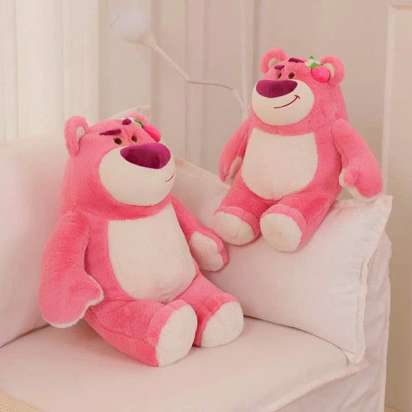 17. Standing Lotso Bear with Strawberry Flower Clip