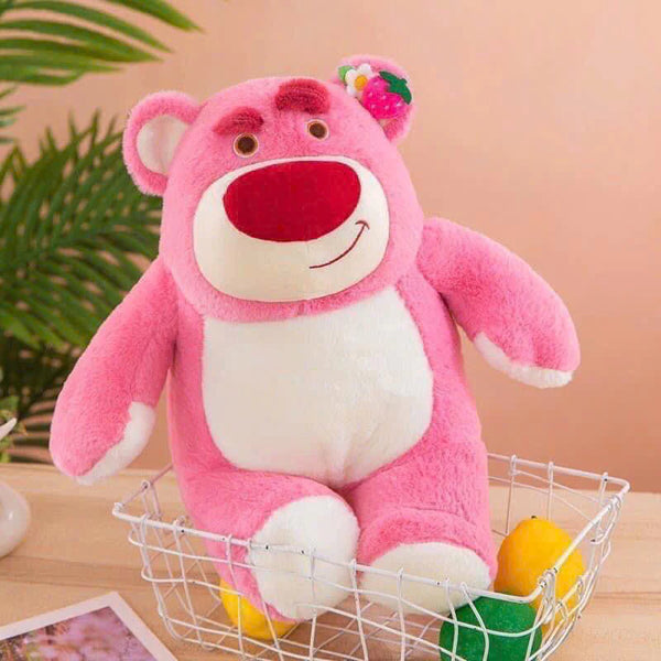 17. Standing Lotso Bear with Strawberry Flower Clip