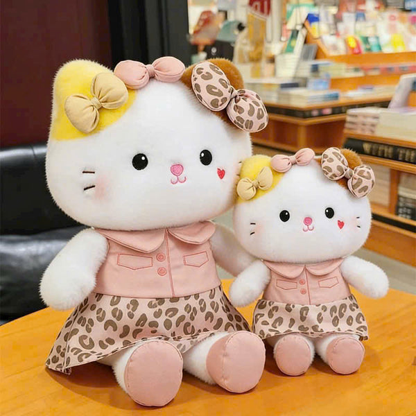 32. Kitty Cat Leopard Dress