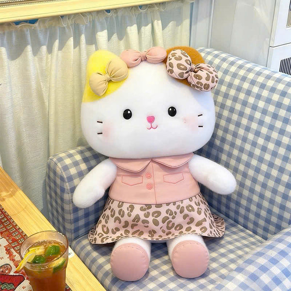32. Kitty Cat Leopard Dress