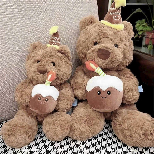 31. Bear Hugging Birthday Bottle