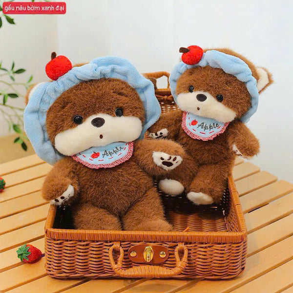 3. Brown Bear with a Blue Bonnet Hat